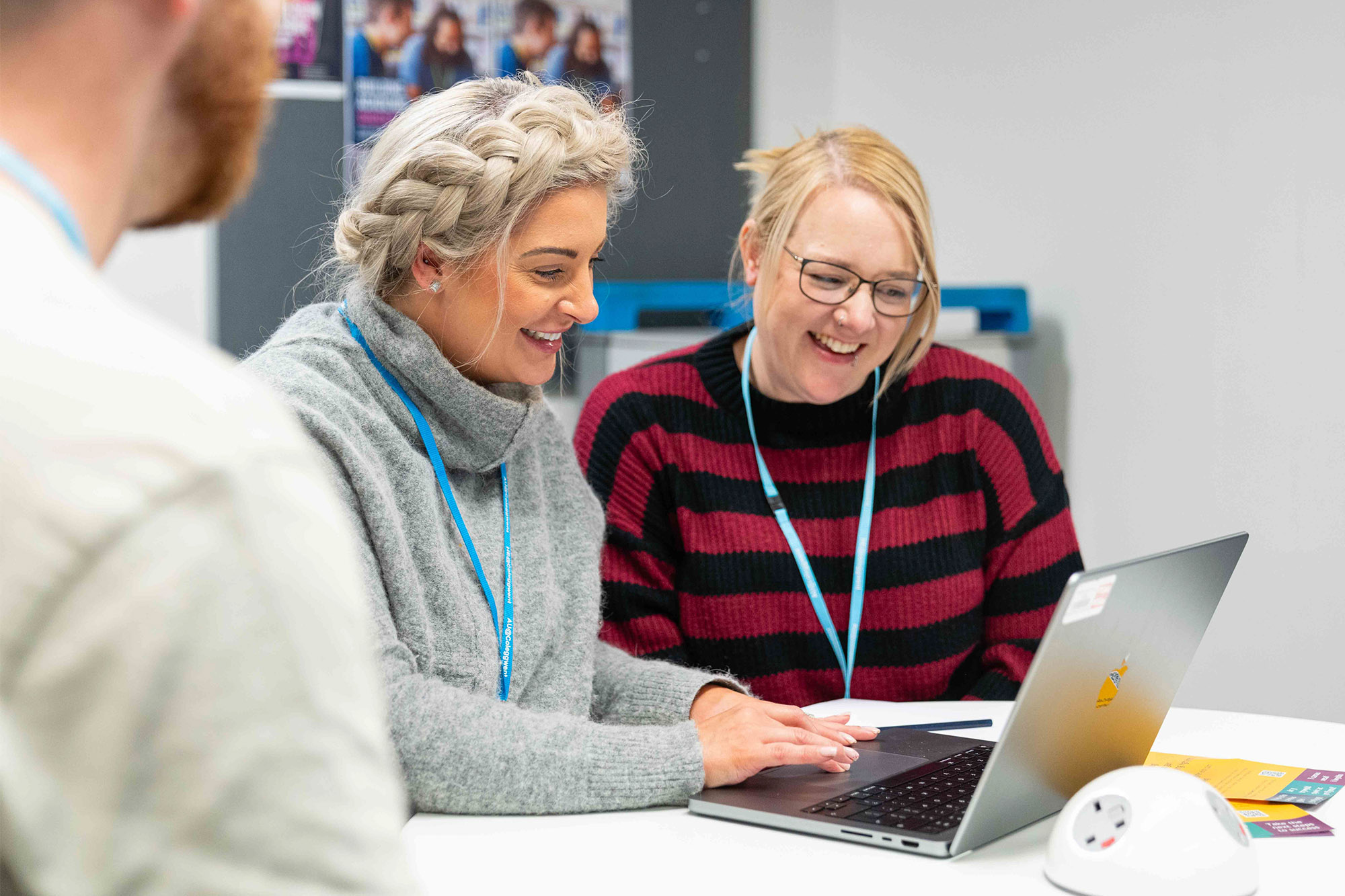 students smiling