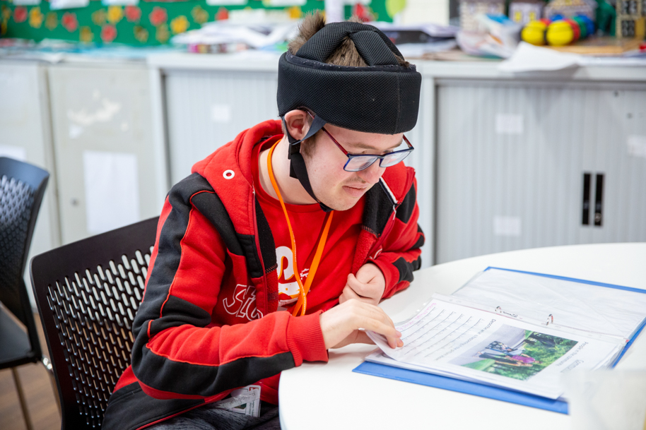 Student writing