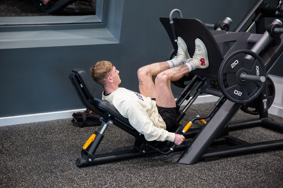 Using gym equipment