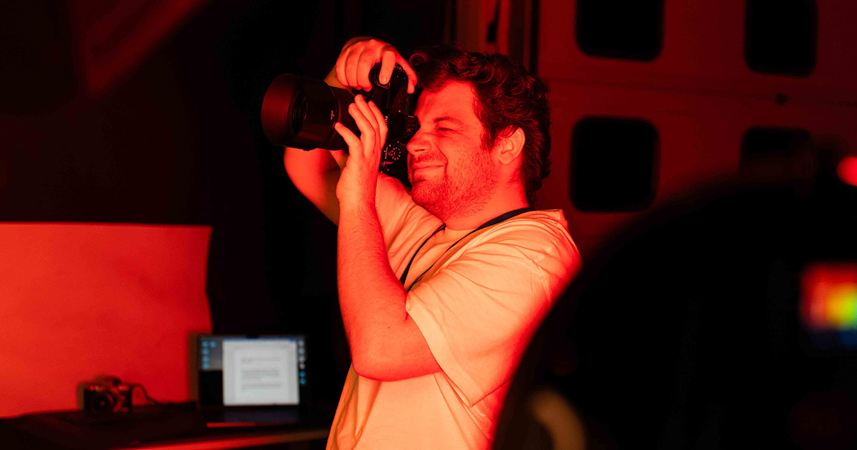 Photography student