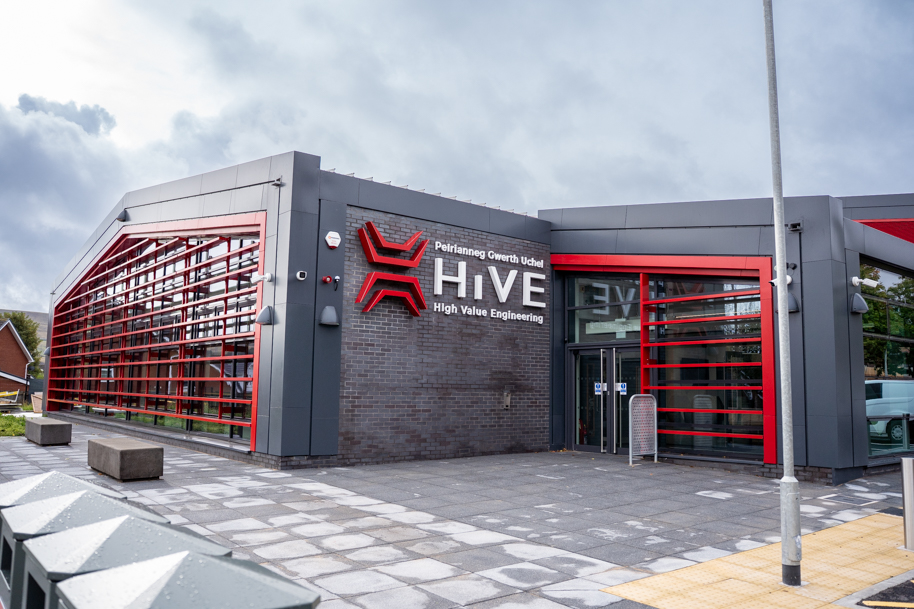 HiVE exterior in the sunshine